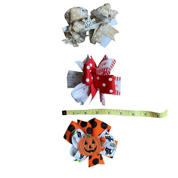 Handmade Holiday bow bundle - Picture 12 of 13